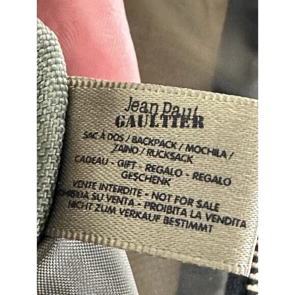 JEAN PAUL GAULTIER Fragrance Perfume Promo Backpack Book Bag Pale Pink White - Picture 6 of 11